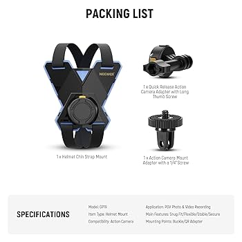 GoPro - saloon310 Amazon.com : NEEWER Motorcycle Helmet Chin Strap Mount